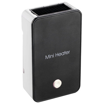 Black Belro portable electric heater for home or office, compact and efficient space heater for indoor use.