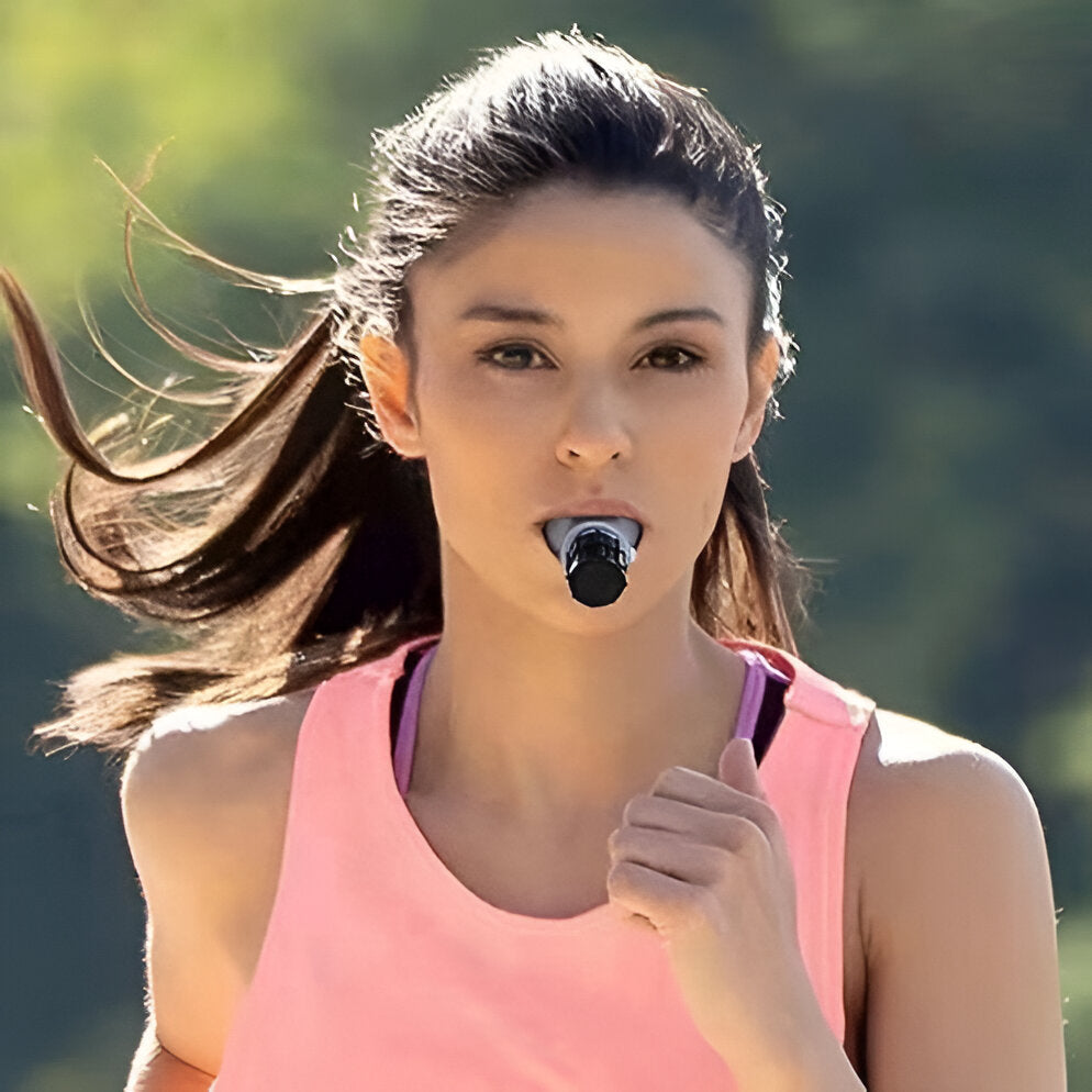 Belro breathing trainer for lung fitness with adjustable resistance, designed to strengthen respiratory muscles and reduce shortness of breath.