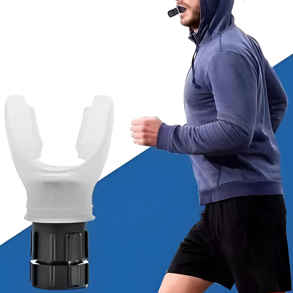 Belro breathing trainer for lung fitness with adjustable resistance, aiding respiratory muscle training and reducing shortness of breath.