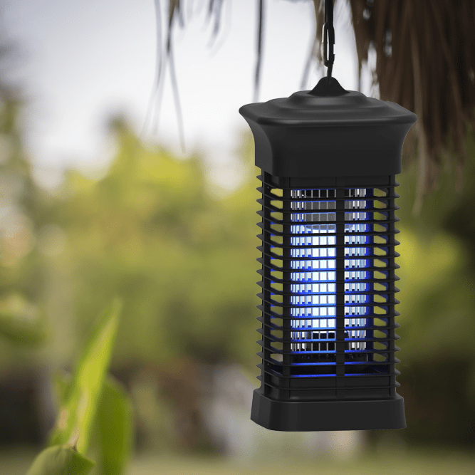 Belro Electric Bug Zapper Light with UV fluorescent bulbs and metal grid for indoor insect control.