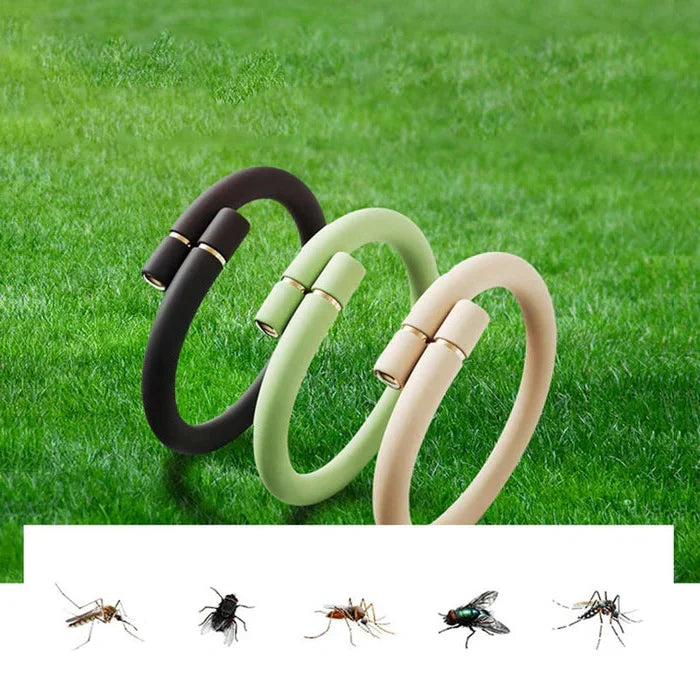 Belro Bugs Away Pest Repellent Electra Band wristband, natural anti-mosquito insect repellent bracelet for outdoor pest control.