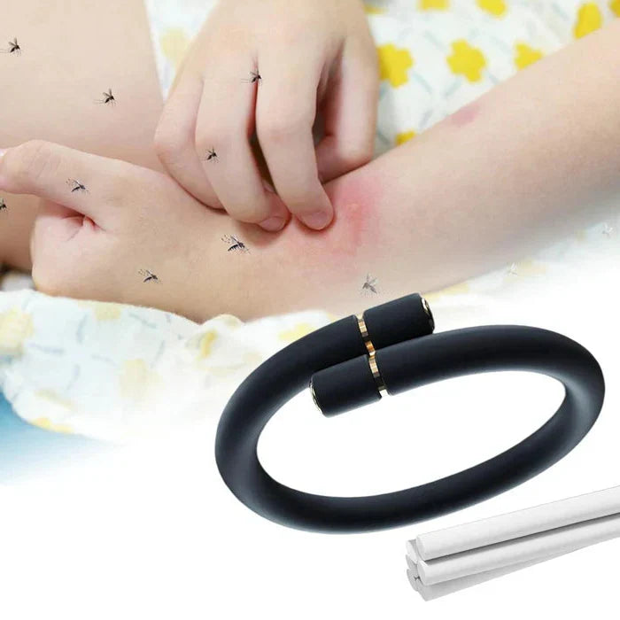 Belro Bugs Away Pest Repellent Electra Band wristband for outdoor mosquito and insect protection, natural and chemical-free design.