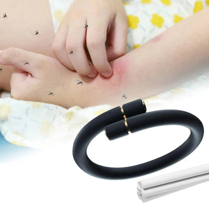 Belro Bugs Away Pest Repellent Electra Band wristband for outdoor mosquito and insect protection, natural and chemical-free design.