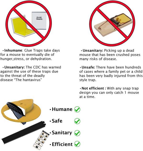 Belro Premium Bucket Lid Mouse Trap for outdoor pest control, showing the sturdy plastic lid designed to trap mice effectively.