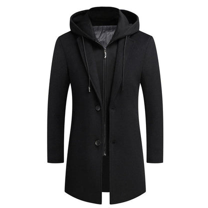 Belro removable hooded coat, stylish jacket with a detachable hood, featuring a modern fit and versatile design for everyday wear.