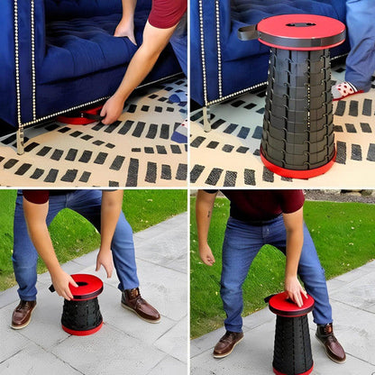 Belro ultra light retractable stool with compact design, perfect for home and garden seating solutions.