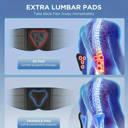 Belro back lumbar brace for lower back pain, adjustable suspenders accessory supporting lower back comfort and stability.