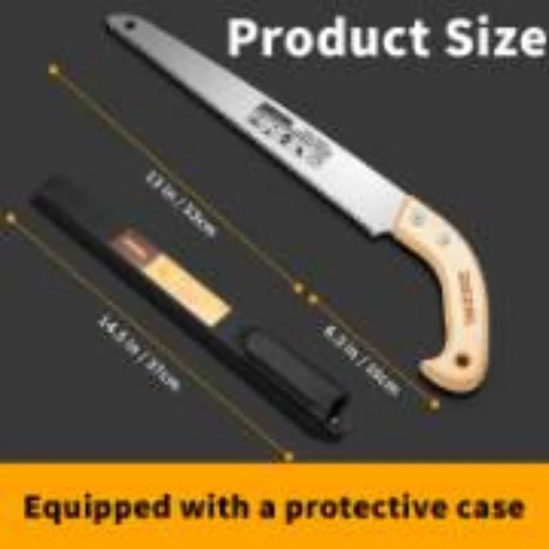 Casavibeo hand pruning saw with sharp blade and ergonomic handle for precise gardening and tree trimming.