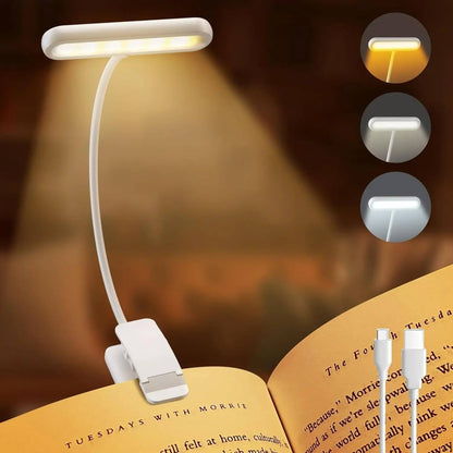 Belro reading light for books, compact office and stationery accessory with adjustable arm and focused LED illumination.