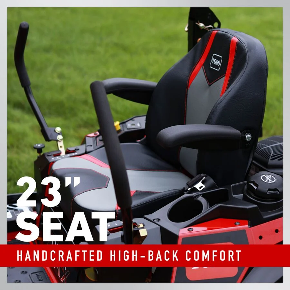 Toro Titan Max 60-inch IronForged deck zero turn riding mower with 26HP V-twin engine and dual hydrostatic drive, by Casavibeo.