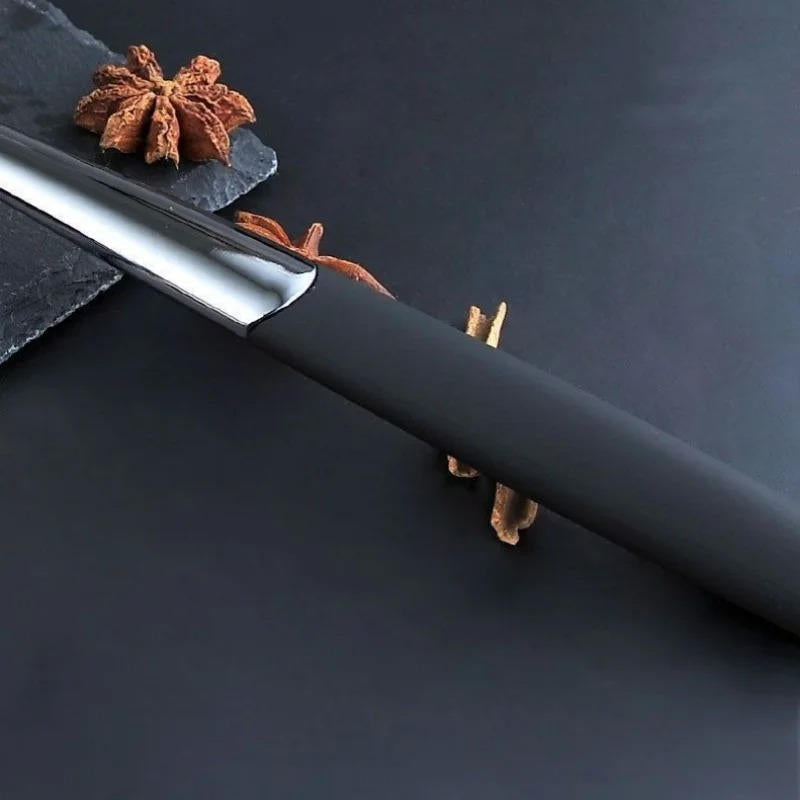 Belro meat pounder tool with a wooden handle and metal head for tenderizing meats in the kitchen.
