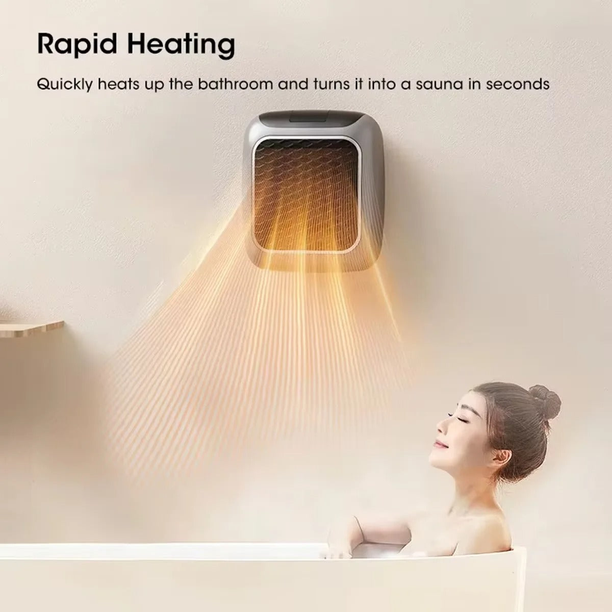 Belro electric portable mini heater showing compact design and control panel for home heating efficiency