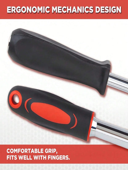 Casavibeo Part-driven Socket Claw Ratchet Wrench and Drill Socket Set with metric sizes, featuring various socket tools.