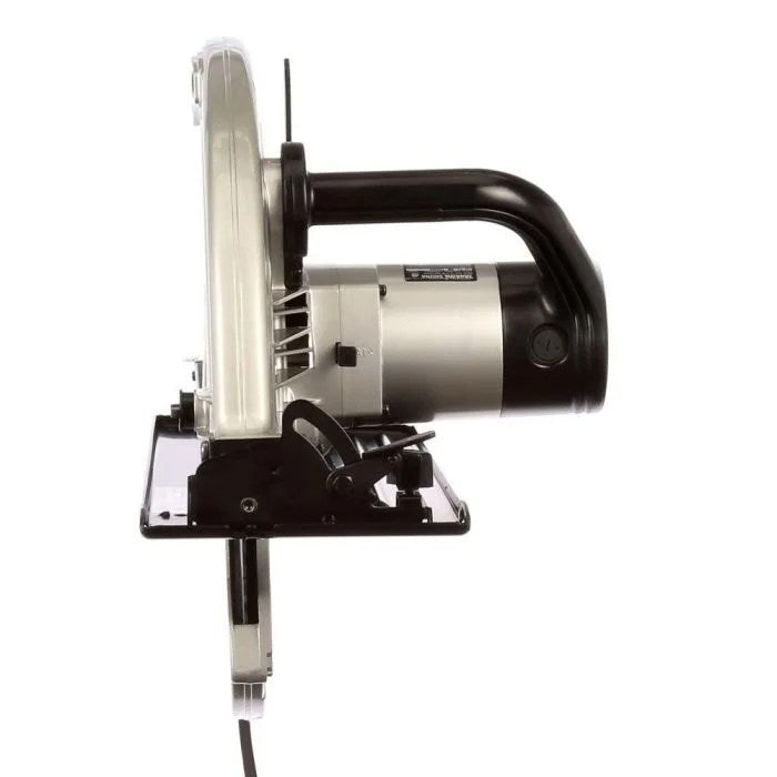 Makita 5402NA circular saw with 16-5/16 inch blade, featuring a black and silver design and ergonomic handle for precise cutting.
