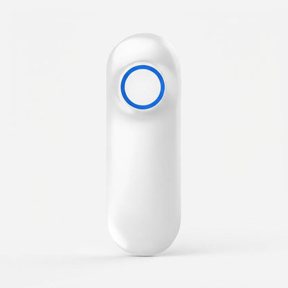 Belro mosquito bite relief device in use, showing compact design for quick pain and itching relief from mosquito bites.