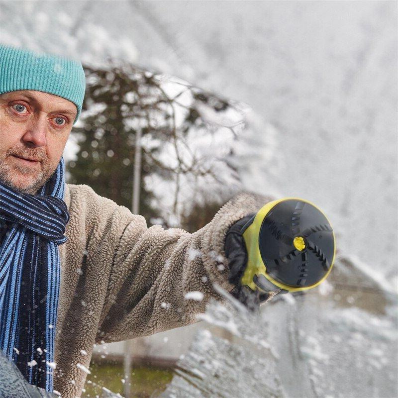 Belro USB rechargeable electric ice scraper for cars, electromagnetic anti-freeze snow removal device in outdoor home and garden use.