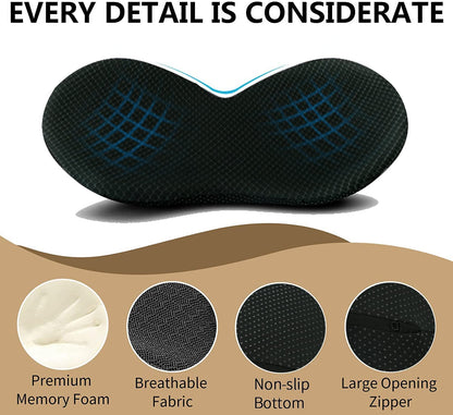 Belro car seat cushion for shorter drivers providing lumbar support and comfort in a vehicle seat.