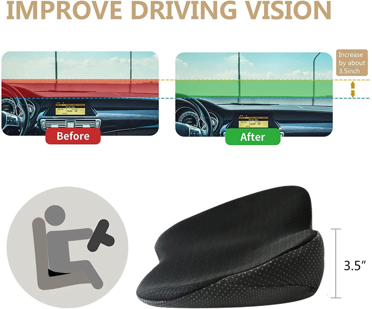 Belro car booster seat cushion for adults provides ergonomic back support, designed for comfort during driving.