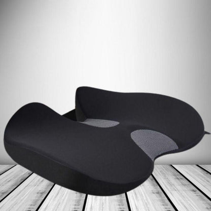 Belro ergonomic soft memory foam car seat cushion providing back support for comfortable driving and improved posture.