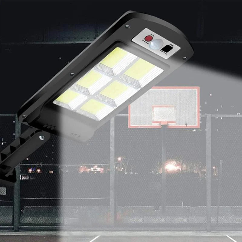 Belro outdoor solar LED lamp illuminating a garden pathway with bright, energy-efficient light for home and garden outdoor use.