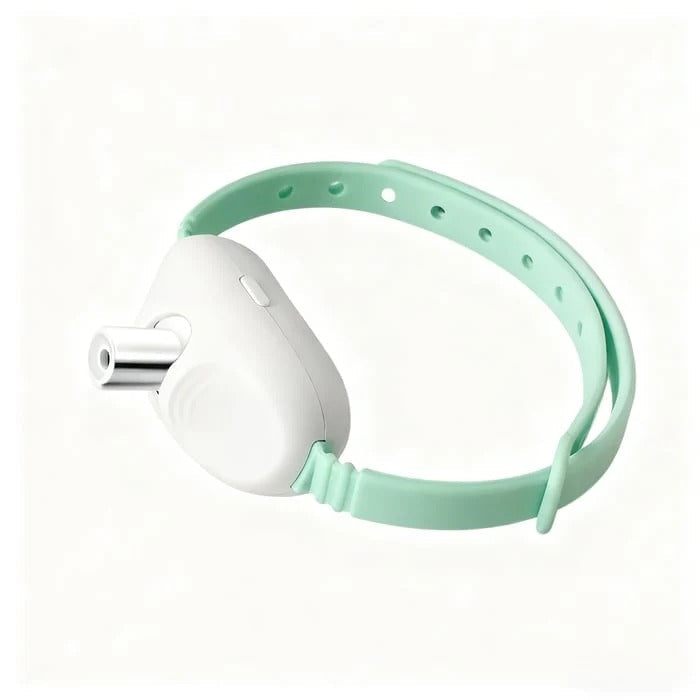 Mivoza Laser Play Cat Collar with built-in laser toy, active and automatic, designed for interactive fun for cats.