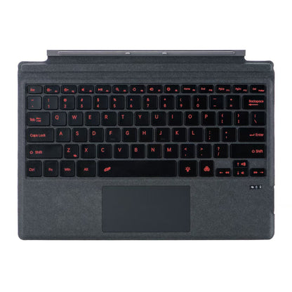 Colorful backlit Microsoft Surface Pro Bluetooth keyboard by GETDECO with slim magnetic design, ideal for Surface Pro 3 to 11 models.
