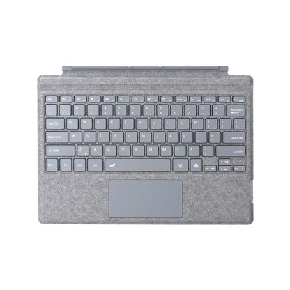 Colorful backlit Microsoft Surface Pro Bluetooth keyboard by GETDECO with slim magnetic design and 10m range, compatible with Surface Pro models.