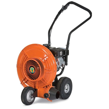 Casavibeo Billy Goat F601V Force 205cc push walk-behind leaf blower with powerful engine and wide vacuum nozzle.