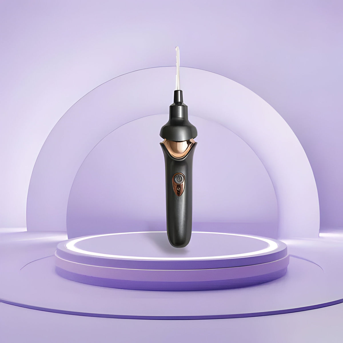 Belro painless vacuum ear cleaner for safe and effective ear cleaning, shown with its compact design and nozzles.