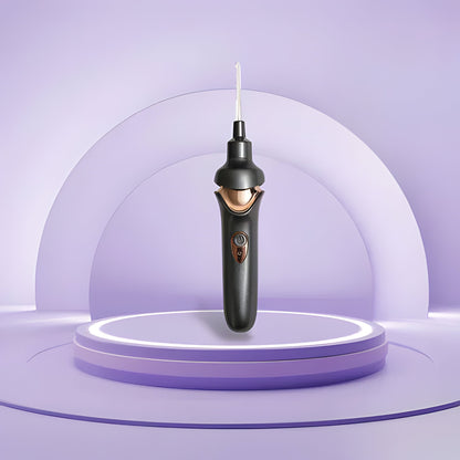 Belro painless vacuum ear cleaner for safe and effective ear cleaning, shown with its compact design and nozzles.