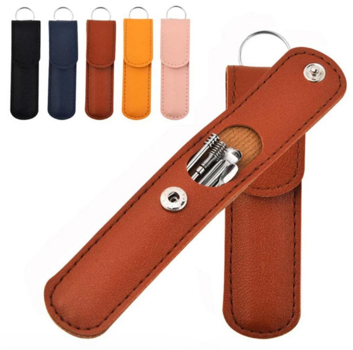 Set of six Belro ear care tools for gentle cleaning and ear health maintenance, shown with various small ear cleaning devices.