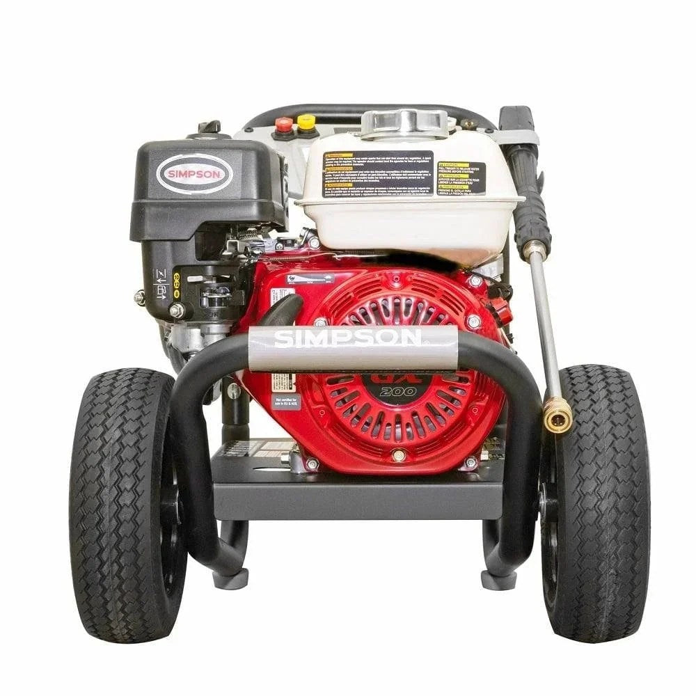 Casavibeo Simpson PowerShot pressure washer with adjustable spray wand and durable build, ready for outdoor cleaning tasks.