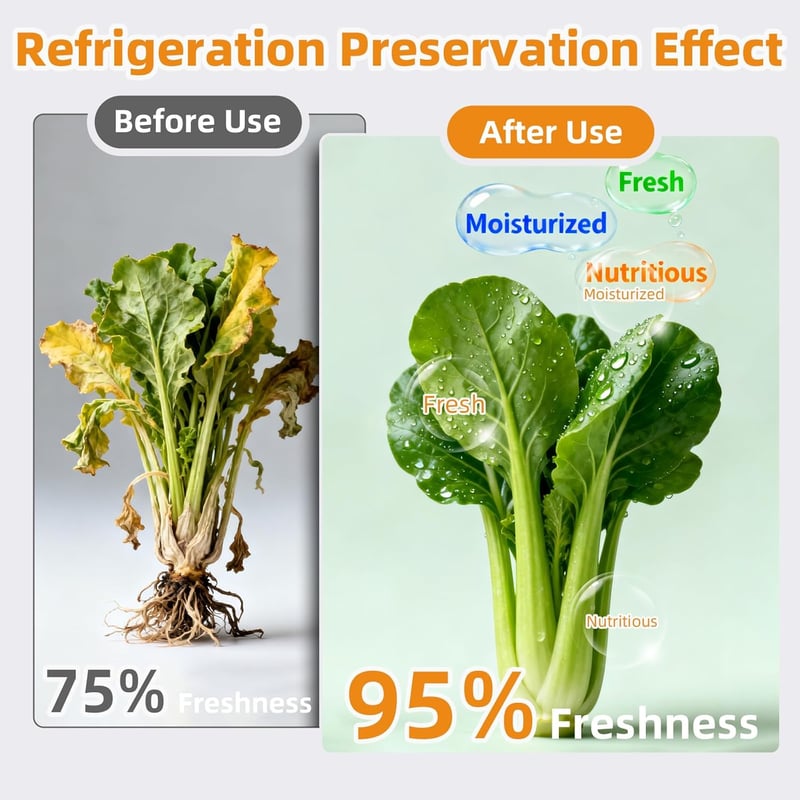 Reusable aluminum foil food storage bags from Mivoza, airtight and eco-friendly, shown in a kitchen setting for food preservation.