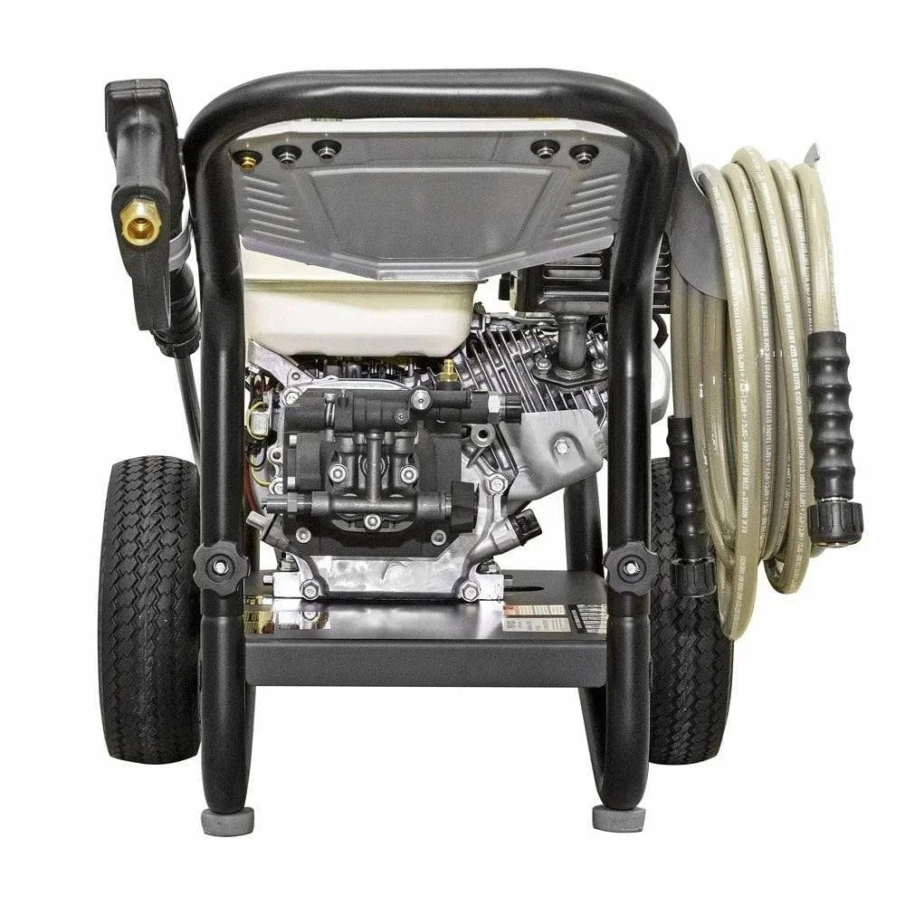 Casavibeo Simpson PowerShot pressure washer with a sturdy design, ready for outdoor cleaning tasks.