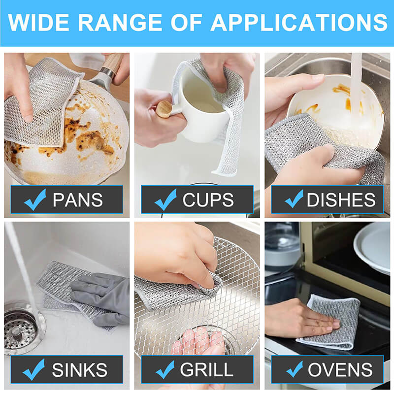 Set of 20 Belro cleaning cloths made from soft fabric, ideal for cleaning and dusting surfaces.