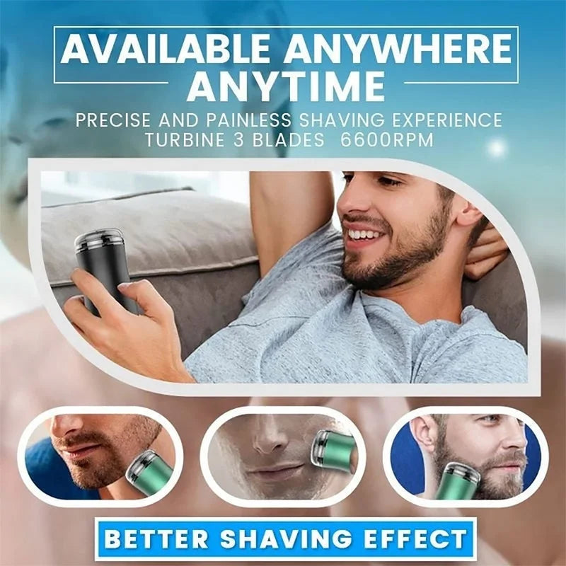 Belro pocket-sized washable electric razor for personal grooming, compact and easy to use for quick shave and trimming.