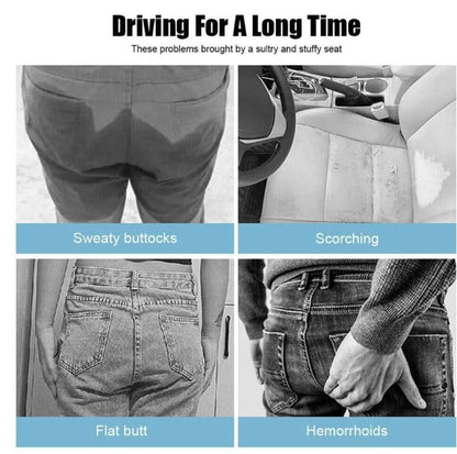 Belro cooling gel car seat cushion designed for back support and comfort during long drives.