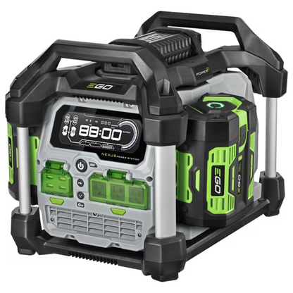 Casavibeo EGO Nexus portable generator with 3000 watt power and two batteries, compact and versatile for outdoor use.