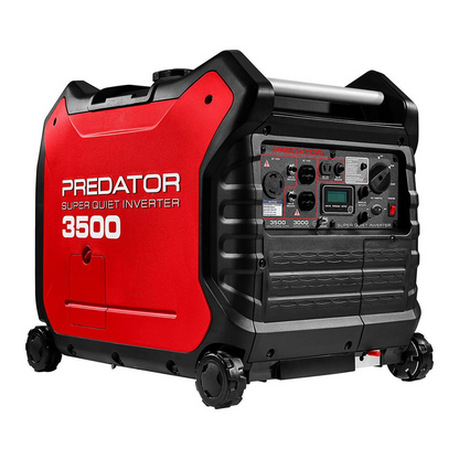 Casavibeo Predator 3500-Watt super quiet inverter generator with CO SECURE technology, shown in a neutral setting.