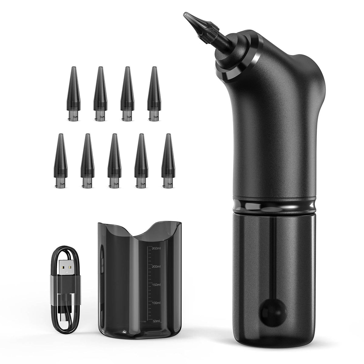 Belro ear wax cleaner in use, showing a small, handheld device designed for safe ear cleaning and hygiene.