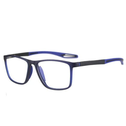 Unisex Sandsberg BowLift ultralight multifocal reading glasses with anti-blue light coating for near and far vision.