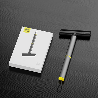 Belro ice scraper for car with sturdy handle and durable blade, designed for removing ice from vehicle windshields.