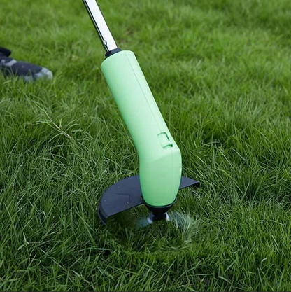 Belro cordless mini weed trimmer with a compact design, suitable for outdoor gardening and trimming tasks.