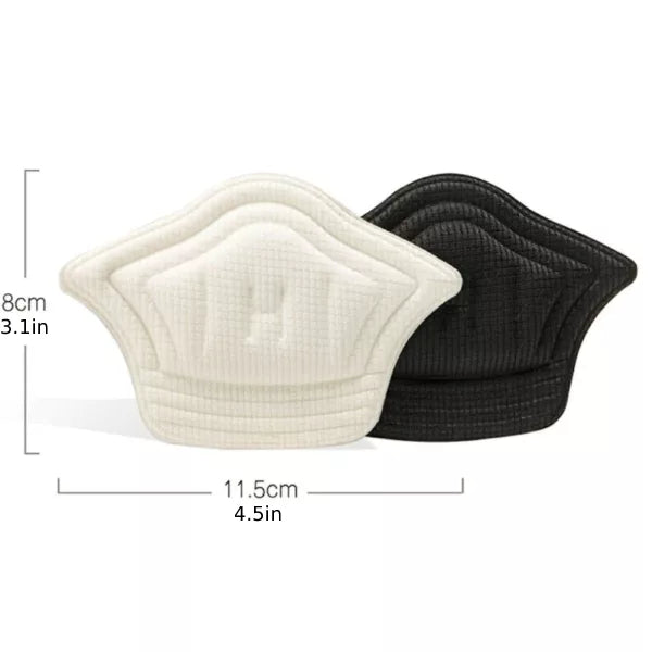 Belro heel grips for shoes, footwear accessory, providing cushioning and preventing slipping inside the shoe.