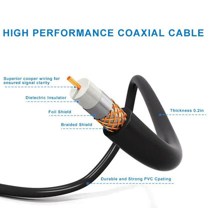 Belro long-range digital HD TV antenna with full 360-degree directional motor and mounting pole, for clear over-the-air TV reception.