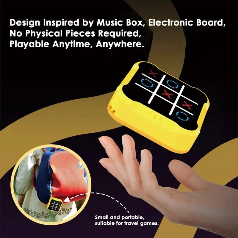 Belro electronic Tic Tac Toe board game with digital display and game controls, designed for interactive play.