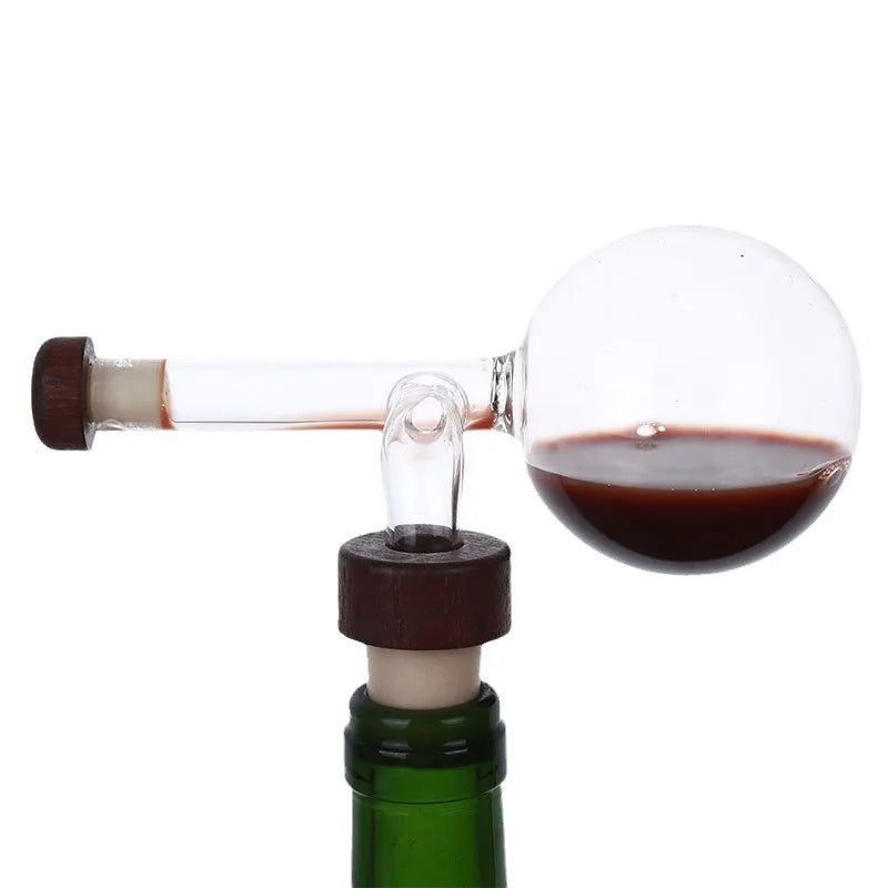 Belro glass wine aerator decanter for enhancing wine flavor, with a sleek design suitable for kitchen and dining use.