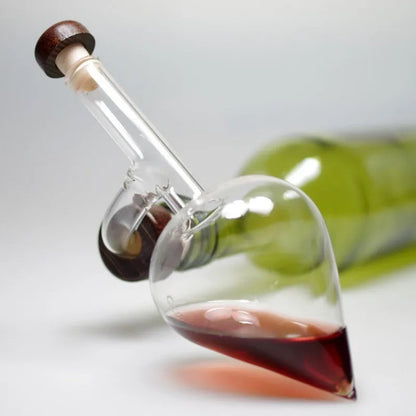 Belro glass wine aerator decanter for enhancing wine flavor, with a sleek design for home and dining use.