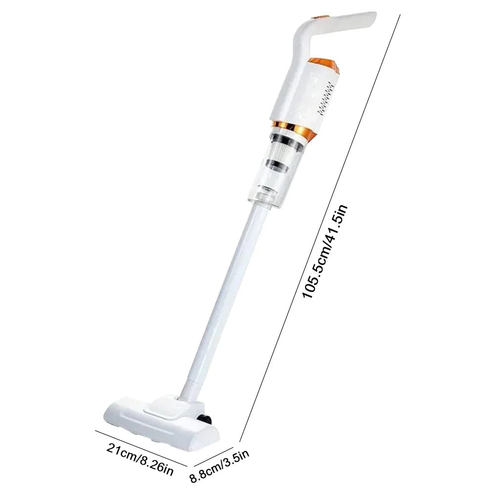 Belro portable cordless vacuum cleaner with ergonomic handle and dust container, ideal for quick home cleaning.