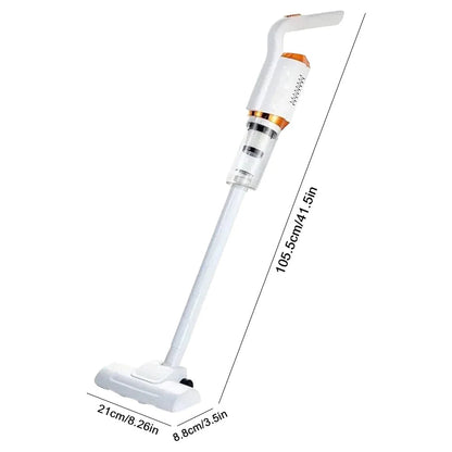 Belro portable cordless vacuum cleaner with ergonomic handle and dust container, ideal for quick home cleaning.